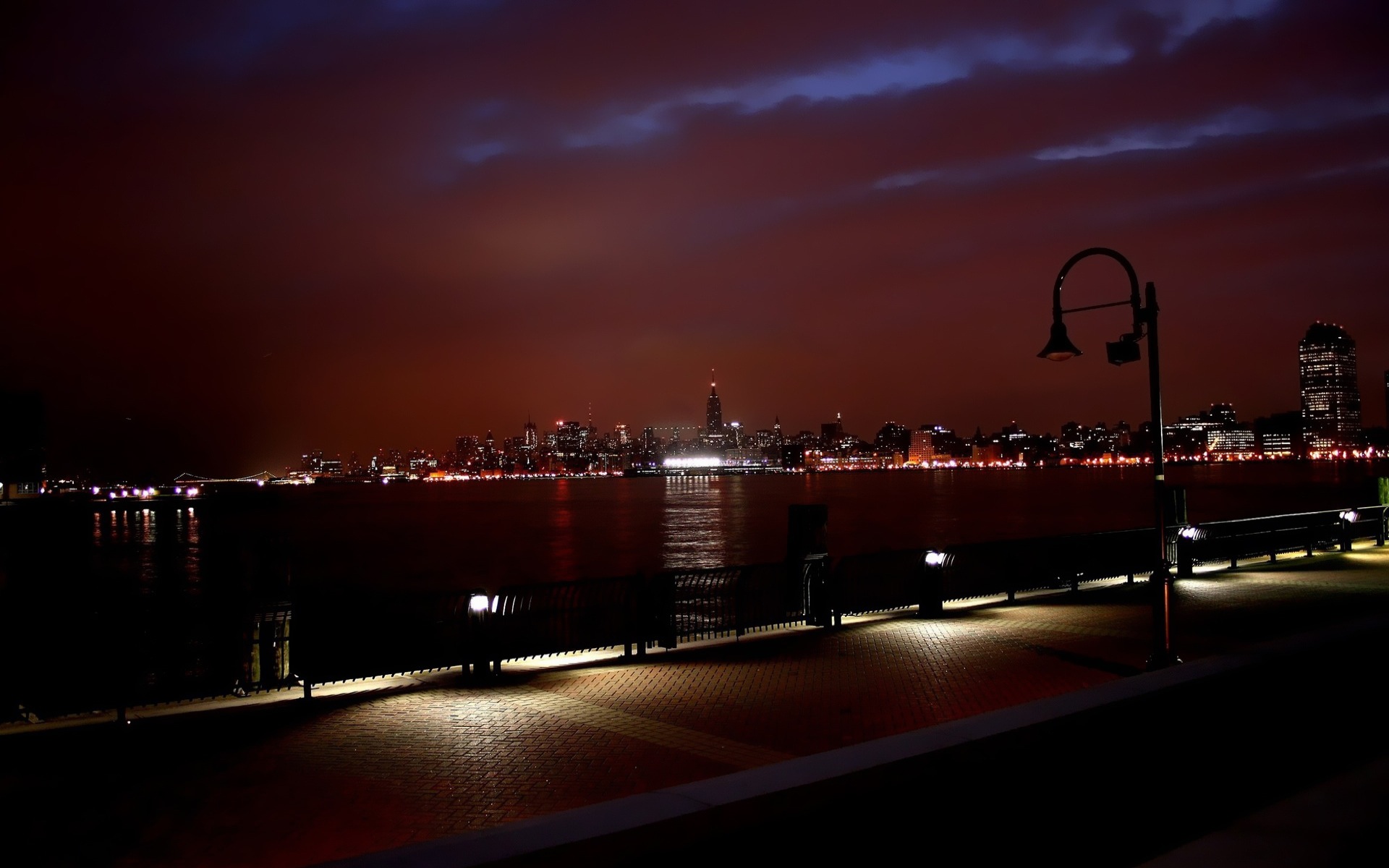 New York Skyline at Night wallpaper