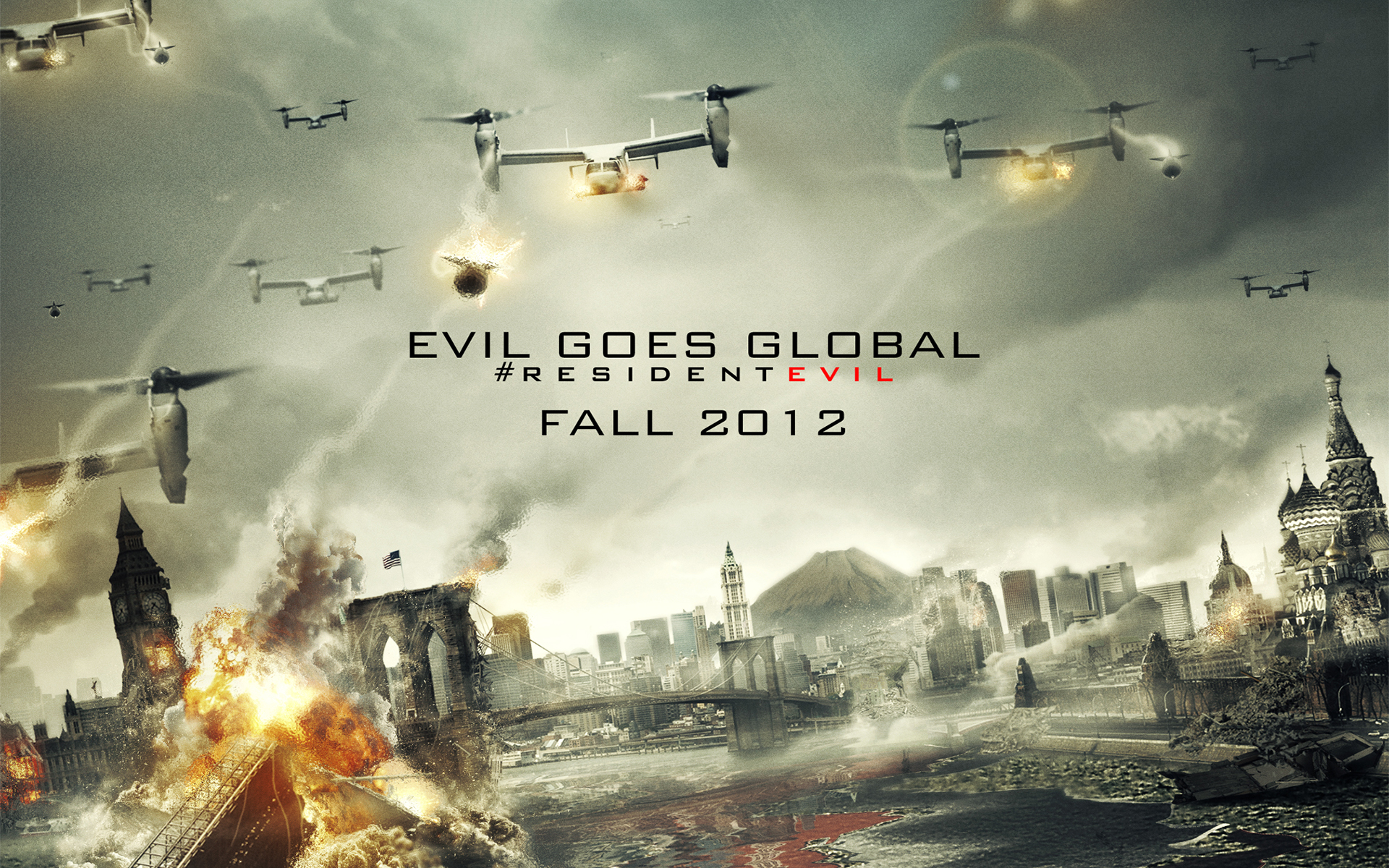 Resident Evil Retribution 2012 wallpaper download