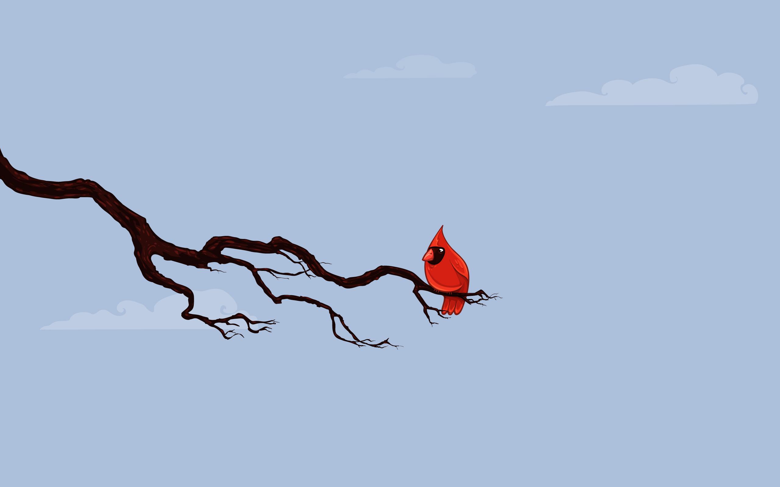 Anime Cartoon Love You Are Viewing Minimalistic Bird Branches