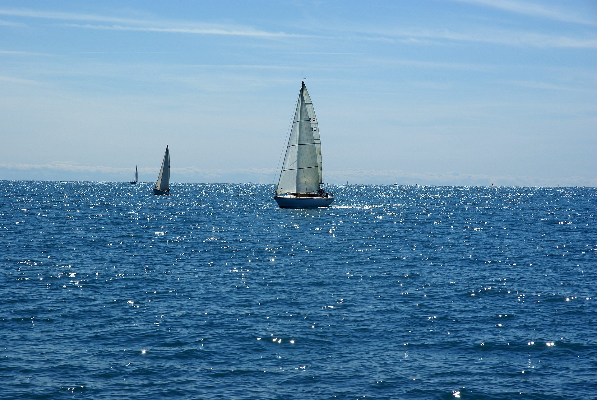 Sailboat Sailing Boats On A Beautiful Day 564707 Wallpaper wallpaper download