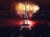 Fireworks at Eiffel Tower wallpaper